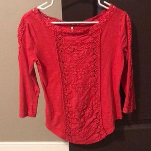 Free people top. Worn twice!